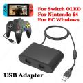 USB Adapter Converter For Nintendo Switch 64/Switch OLED Controller Adapter Gamepad Gaming Converter Adapter For N64 PC Windows. 