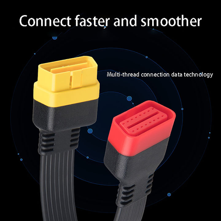 New%20OBD%20OBD2%20Extension%20Cable%20Connector%20for%20Launch%20X431%20V/Easydiag%203.0/Mdiag/Golo%20Main%2016Pin%20Male%20to%20Female%20Cable%2036cm%20-%20Image%206