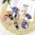 Wednesday Addams Keychain Kid Hand Pendant Toy Key Holder Key Ring Gift for Fans Jewelry.