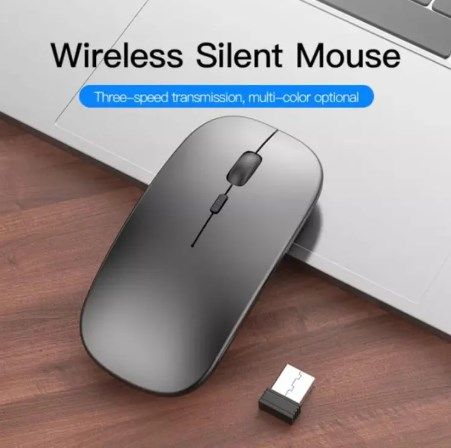 Enjoy Silent Operation With Wireless Silent Mouse - Noise-Free Wireless Mouse For Quiet Computing - Wireless Mouse