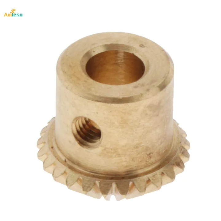 5x0.5%20Modulus%20Brass%20Bevel%20Gear%2025%20Tooth%203%20to%205mm%20Diameter%20Hole%205mm%20Hole%20-%20Image%209