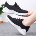Popular Flying Woven Shoes2023Season New Women's Shoes Casual Sneakers Running Shoes Breathable Mesh All-Matching and Lightweight Trendy Shoes. 