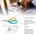 Heating Scissors 220V 9 Temperature Adjustable Precise Cutting Heating Sewing Scissors for Cutting Zipper for Tailor Shop. 