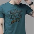 Highly Sustainable - New Stylist Printed Cotton Half Sleeve T Shirt For Men - T Shirt - Durabilty Assured - Designed - Urban Vibes.