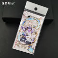 Cartoon Cute Bookmark Metal Material Hollow Out Process Genshin Impact Bookmark School Supplies Stationery. 