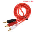 Audio Sound AV Cable 2in1/3in1/3in3 1.5mm Set-top Box Plug Phone Computer Power Amplifier Speaker Box Connecting Line Demoo. 