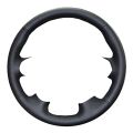 Car Steering Wheel Cover For Citroen C4 C4L 2011-2015 DS4 Customize DIY Steering Wrap Microfiber Leather Hand Sewing. 