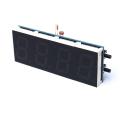Compact 4-digit DIY Digital LED Clock Kit Light Control Temperature Date Time Display with Transparent Case.