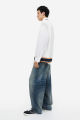 Trending Unisex baggy jeans. 
