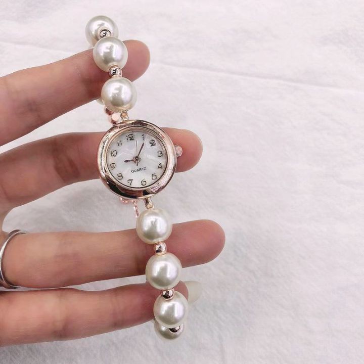 New%20Japanese%20and%20Korean%20Style%20in%20Women's%20Special-Interest%20Design%20Elegant%20Pearl%20Watch%20Creative%20Drawstring%20Student's%20Watch%20Personalized%20Bracelet%20Watch%20-%20Image%204
