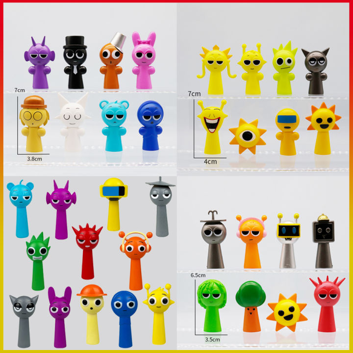 Happy Night NEW Sprunki Figures Toy Incredibox Sprunki Toy Action Figure Set Garden Of Banban Figure Set Pvc Doll Ornament