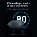 Stereo X6 Helmet Headset Bluetooth 5.0 Motorcycle Earphones Wireless Speaker Headphone Handsfree Call Music Play 800mAh. 
