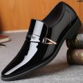 ! Spring and Summer Young Men ︵ Men's Leather Shoes New Korean Style Feet Shang Fashion Cover British Men's Shoes Pointed Toe Business Shoes Casual Shoes 〞.