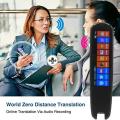 New Smart AI Scan Pen BT Translator Voice Multi 134 Languages Support 3.38 Inch Touch Screen Photo Offline Record Translation. 