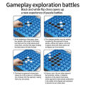 【Krystal】Reversi Strategy Board Game Set for Kids & Family – 2 Player Intelligent Battle Puzzle Game with 64 Flipping Chess Pieces & Board – Fun Educational Mind Toy. 