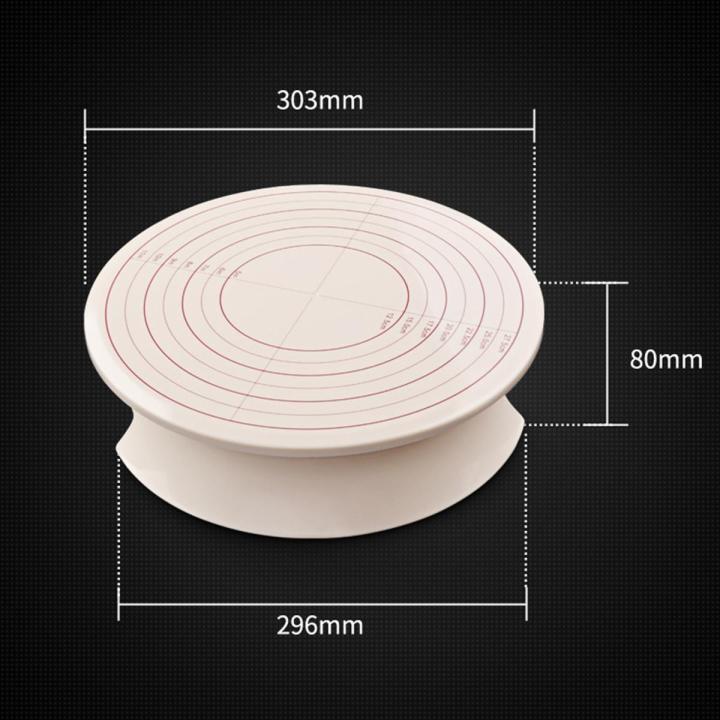 12%20Inch%20Cake%20Making%20Turntable%20Revolving%20Decorating%20Platform%20Stand%20DIY%20Display%20-%20Image%209