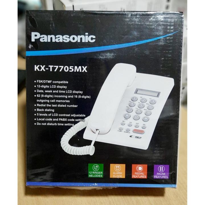 Panasonic KX-T7705MX Caller ID Landline Telephone set for Tnt and Intercom use