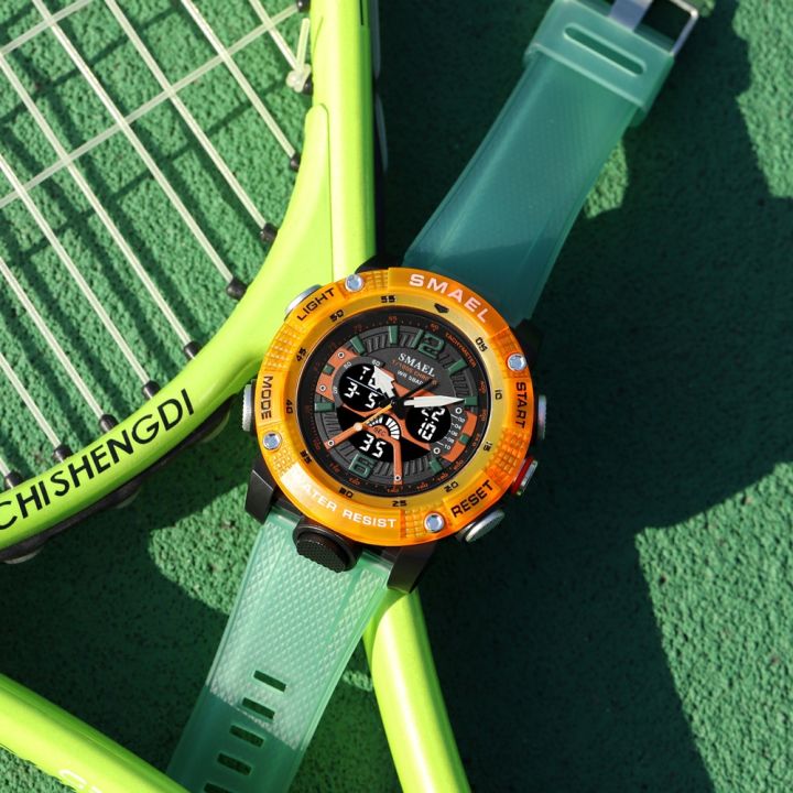 SMAEL%20Sport%20Watches%20Men%20Clock%20Digital%20LED%20Display%20Quartz%20Analog%20Stopwatch%20Fashion%20Translucent%20Strap%20Clock%208058%20Male%20Wristwatch%20-%20Image%203