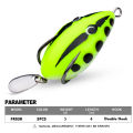 Umpan Katak 4cm/5.6g Soft Frog Fishing Lure Mini Soft Lure Double Hooks Top Water Ray Frog Artificial Bait Eatop. 