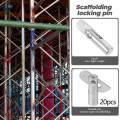 20 Pieces Fixing Shelf Scaffolding Parts Steel Small Scaffolding 12mmx45mm.