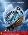 GEARBEST GEARBEST Phone Cooler Gaming Fan, Semiconductor Fast Cooling Fan, Freezing Constant Cooling Temperature USB Phone Cooler for Gaming Mobile Cooler Fan for iPhone 12+ or iPad, Phone Cooler for Live Streaming.