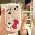 Original Kawaii Sanrio Hello Kitty Case For iPhone 15 14 13 12 11 Pro Max Plus XR XS 7 8 Plus Shockproof Cover Y2K Accessories. 