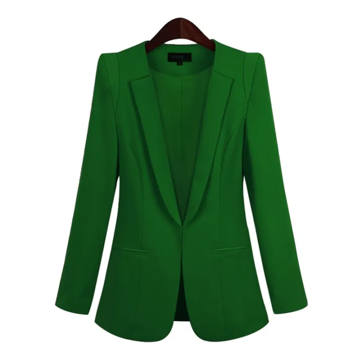 2022%20Korean%20Blazer%20Suit%20Jacket%20Women%20Autumn%20Spring%20New%20Long%20Sleeve%20Notched%20Collar%20Work%20Blazers%20Suit%203XL%204XL%205XL%20R654%20-%20Image%204