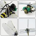 Simulation Dragonfly Insect Model Mosquito Repellent Outdoor Hanging Ornaments. 