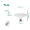 LED Garage Light 6500K Cold White Ceiling Light Bulb for Porch Loft Workshop 24W.