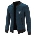 Men's Cardigan Sweaters Winter Casual Sweatercoats Jackets High Quality Men Thicker Warm Stand-up collar Fit Cardigans Coats 3XL. 