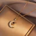 Stainless steel Star Moon LustroGold Chain For Girl.