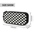 Custom Classic Checkerboard Cute Pencil Cases Boy Girl Large Capacity Chess Board Pencil Box School Supplies. 