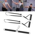 Tricep Rope Straight Bar Exercise Pull Down Rowing Bar Grips. 
