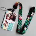 【Aesth Diary Store】（NEW）Anime Demon Slayer: Kimetsu Yaiba Kamado Tanjirou Nezuko Credit Card ID Holder Bag Student Business Card Cover. 