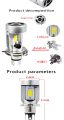 Universal High Power Moto led H4 Led Headlight HS1 led motorbike bulbs H4 led motorcycle Moto light High Low Beam 20W H4 HS1 COB 12V 6500K 2500K Moto bike Head Lamp. 