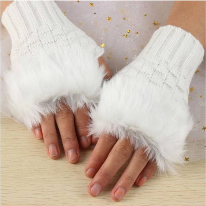 Fashion%201%20pair%20Women%20Faux%20Rabbit%20Fur%20Hand%20Wrist%20Crochet%20Knitted%20Fingerless%20Gloves%20-%20Image%202