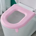 Waterproof Toilet Seat Cushion Bathroom Accessories Silicone Four Seasons Household Washable Paste Foam Toilet Cover. 