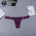【Popular】 Prism Men G-strings Solid Color Men Underwear G-strings with Buckle.