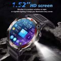 Smalshop LAXASFIT Smart Watch GT11 1.52inch HD Screen Full Touch Screen Sport Watch with LED Flash Light.