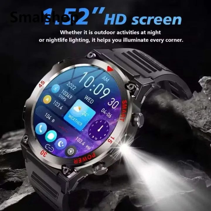 Smalshop%20LAXASFIT%20Smart%20Watch%20GT11%201.52inch%20HD%20Screen%20Full%20Touch%20Screen%20Sport%20Watch%20with%20LED%20Flash%20Light%20-%20Image%203