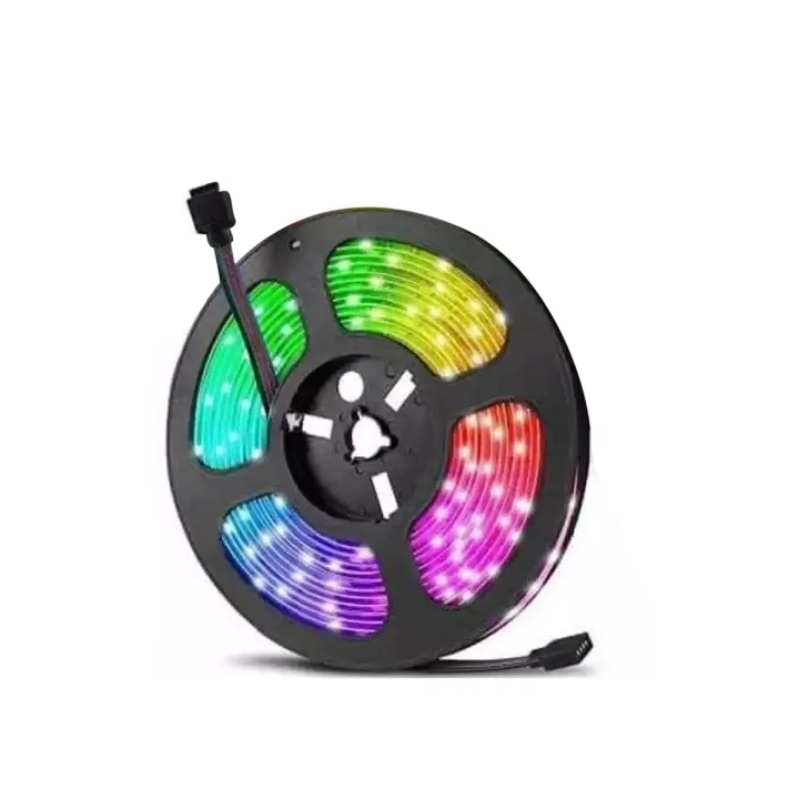 Smd%202835%20Dc%2012V%20Led%20Strip%20Light%20With%20Remote-%205%20Meter%20Rgb%20Colour%20Fairy%20Lights%20For%20Ceiling%20Decoration%20-%20Rgb%20Led%20Strip%20Light%20-%20Image%202