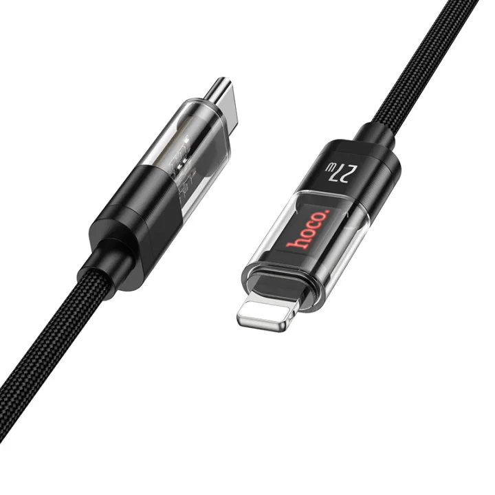 Hoco%20U116%20Transparent%20Discovery%20Edition%2027W%20PD%20Charging%20Data%20Cable%20for%20iP%20-%20Image%202