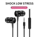 In-ear Headphones With Mic 3.5mm Wired Button Control Gaming Earphone Mini Stereo Sports Headset Earbuds For Phone Pc Laptop. 