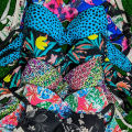 Soft Printed Multi Color Push Up Foam Padded Bra For Women- 01 Piece.