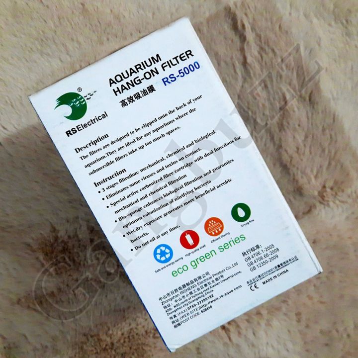 RS%20Electricals%20RS-5000%20HOB%20Filter%20%E2%80%94%20Hang-On-Back%20%7C%202W%20%7C%20280%20L/h%20-%20Image%204