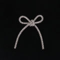 Rhinestone Bowknot Brooches Blazer Diamond-encrusted Butterfly Knot Pin Brooch WANNA. 