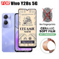 2 in 1 Vivo Y28s Phone Case for Vivo Y28 4G Y 28 5G Anti-Spy Tempered Glass.