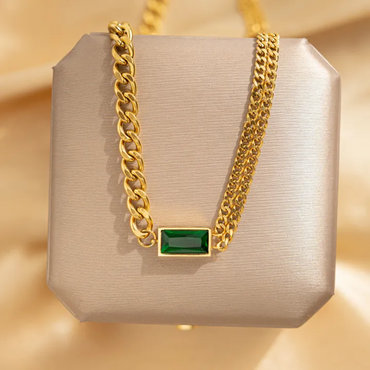Luxury%2018k%20Gold%20Stainless%20Steel%20Zircon%20Heart%20Locket%20Pendant%20Necklace%20Women%20Non%20Tarnish%20Cat%20Planet%20Necklace%20-%20Image%207