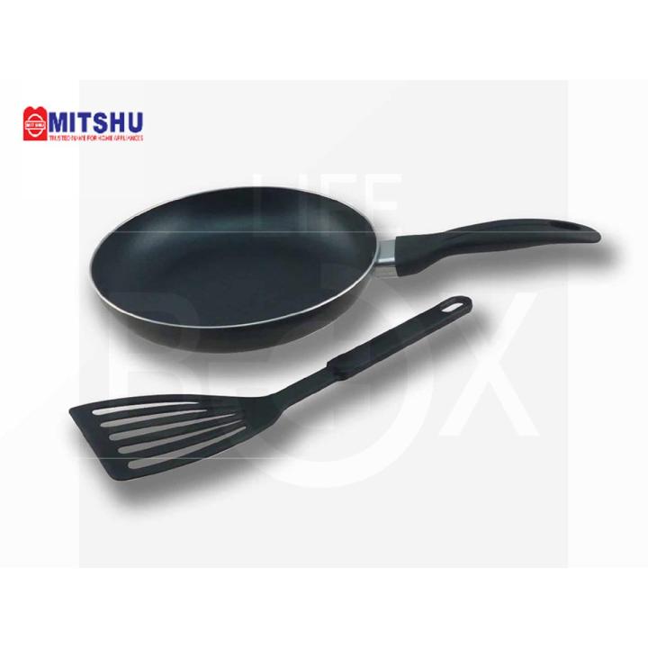 Non Stick Fry Pan 22Cm With Free Spatula - Convenient Non-Stick Fry Pan With Bonus Spatula Included