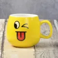 Emoji Tea Cups 200ml, Happy smiley tea or mugs & saucers. 